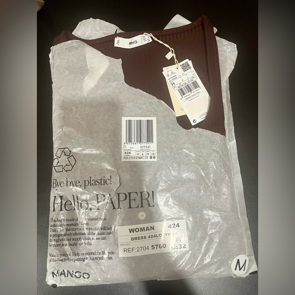 MANGO Ribbed knit dress - Picture 9 of 9